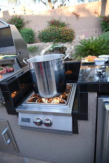 Professional Built-in Power Burner with Led Lights and Removable Grate for Wok