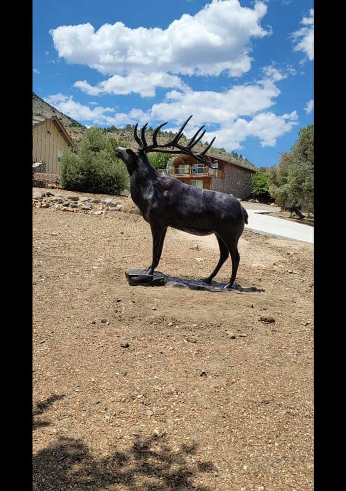 Standing Elk In Base