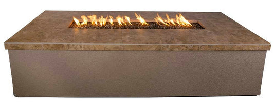 Entertainer Outdoor Fire Pit with fire-glass LP or NG