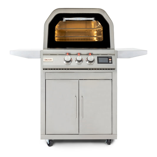 Blaze 26-Inch Gas Outdoor Pizza Oven With Rotisserie