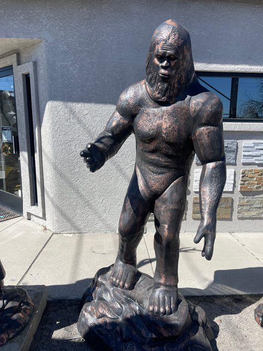 Big Foot with Base Custom Painted Aluminum Outdoor Statues