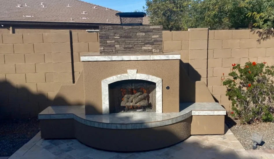 Santa Fe Fireplace-Straight