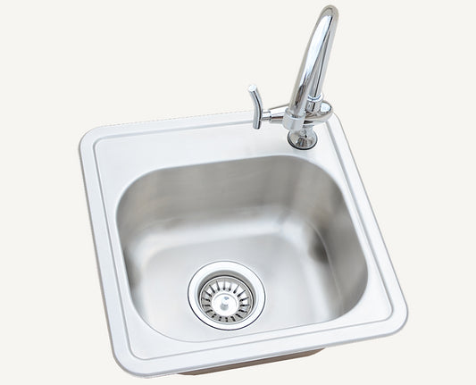 Built-In 15x15 Outdoor Kitchen Sink